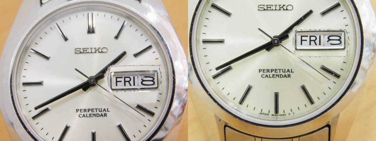 SEIKO セイコー　PERPETUAL CALENDER　パーペチュアルカレンダー　8F33-0040　デイデイト　クオーツ腕時計　ジャンク品 パーペチュアルカレンダー セイコー SEIKO &frasl; パーペチュアルカレンダーGMT&frasl;腕時計&frasl;アナログ 8F33-0040