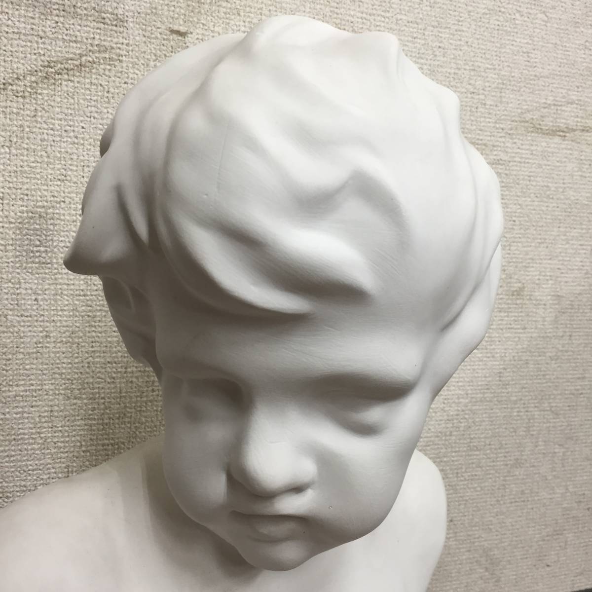 少年胸像 石膏 少年胸像 石膏