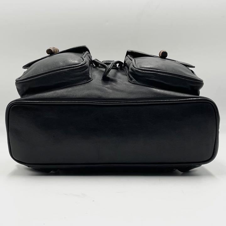 極美品 GUCCI グッチ バンブー リュック バックパック ディパック