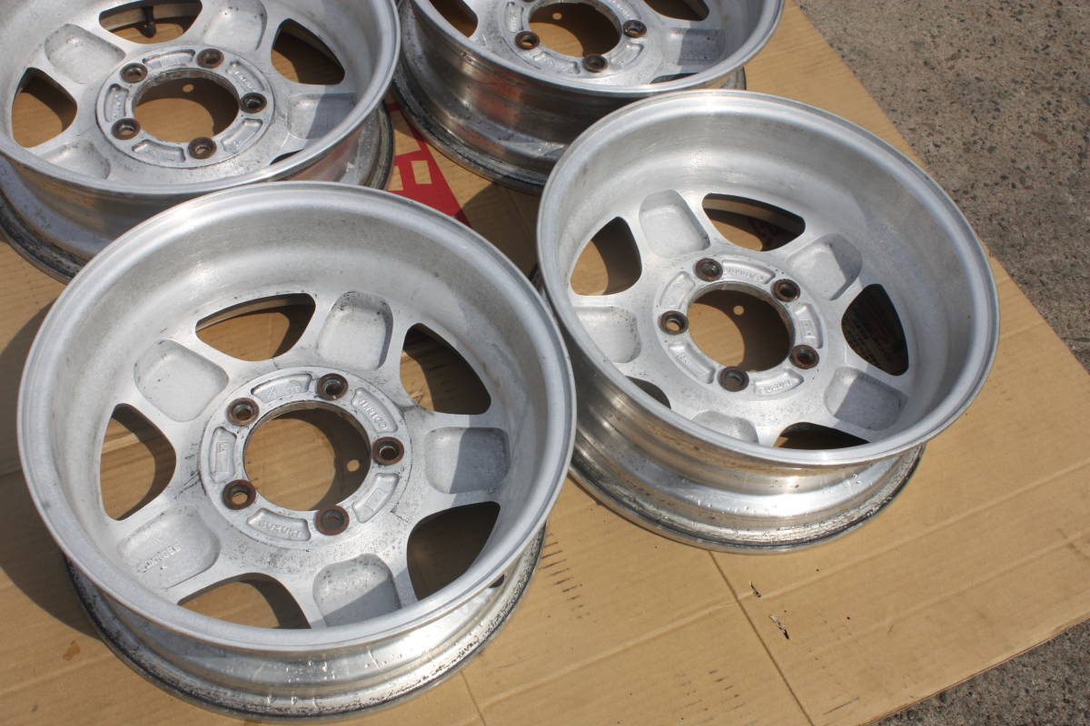 ジムニー JA11 純正アルミホイール 4本 逆履き 運賃3000円 JB64 JB23 