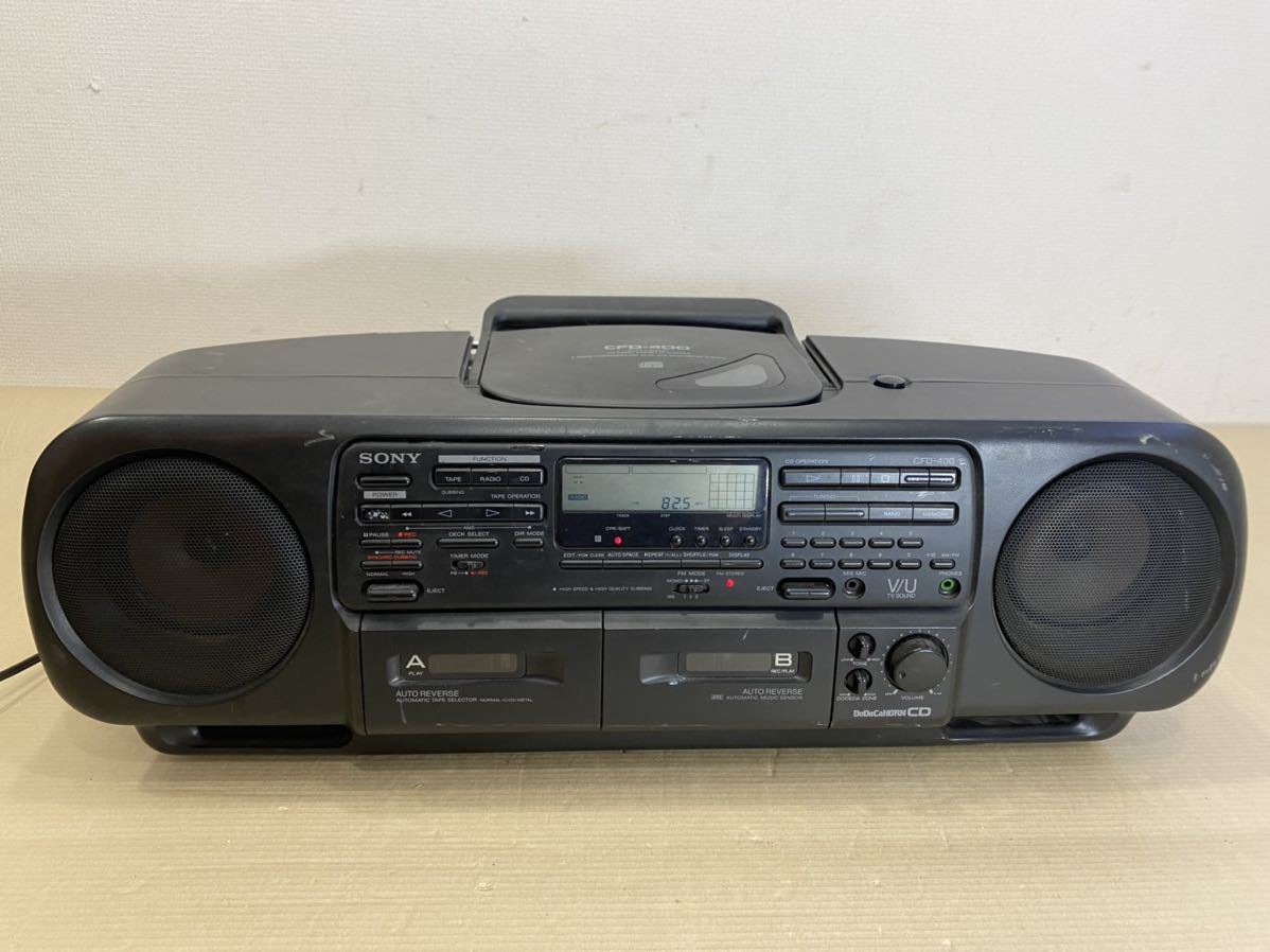 SONY ソニー CDラジカセ CDラジオカセットレコーダー CFD-400 DODECA