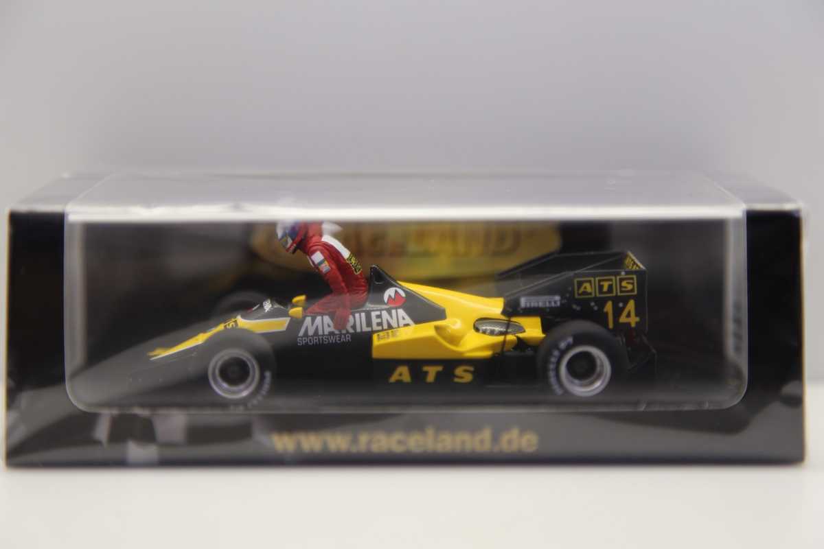 限定SALE，最新作 限定500台 レースランド特注 スパークモデル 1/43 ATS D7 BMW ターボ Marilena 1984 F1ドイツGP #14 M.ヴィンケルホック RS1731(レーシングカー)｜売買されたオークション情報、yahooの商品情報をアーカイ レーシングカー
