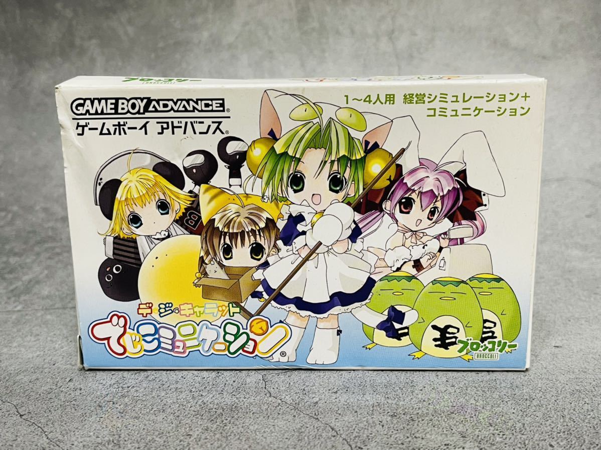 134 ※ソフトなし※ GBA ゲームボーイアドバンス デ・ジ・キャラット  