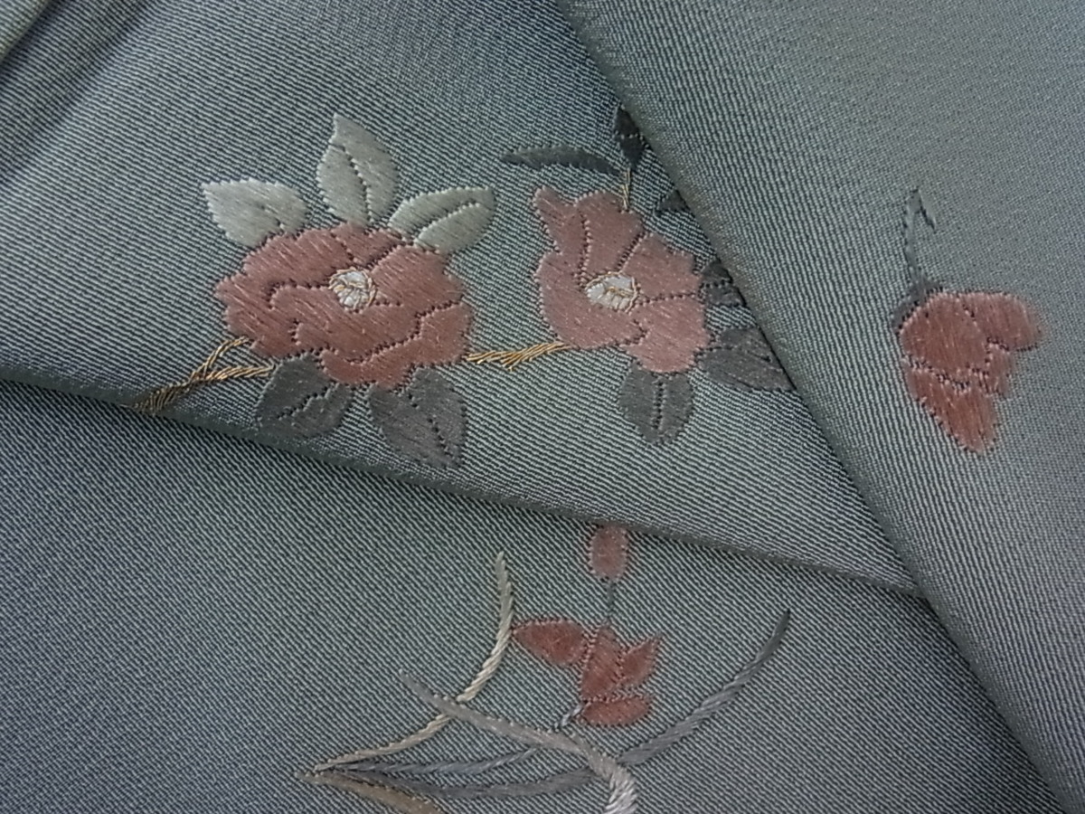  平和屋着物 訪問着 単衣 総刺繍 草花文 金糸 逸品 ou1104(仕立て上がり)｜売買されたオークション情報、yahooの商品情報をアーカイブ公開 - オークファン 仕立て上がり
