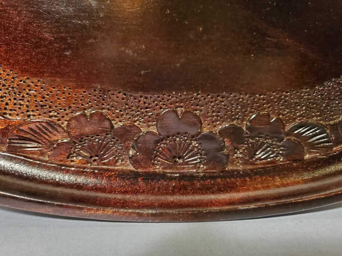 トレー 軽井沢彫 お盆 軽井沢彫り トレイ 桜柄 公式通販 盆 伝統工芸品 桜