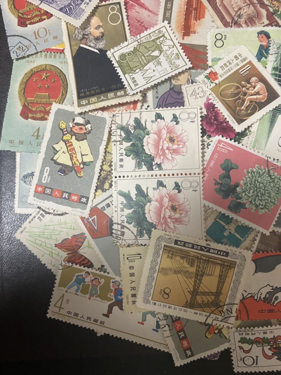 中国切手 いろいろ 使用済み 300枚以上(アジア)｜売買された