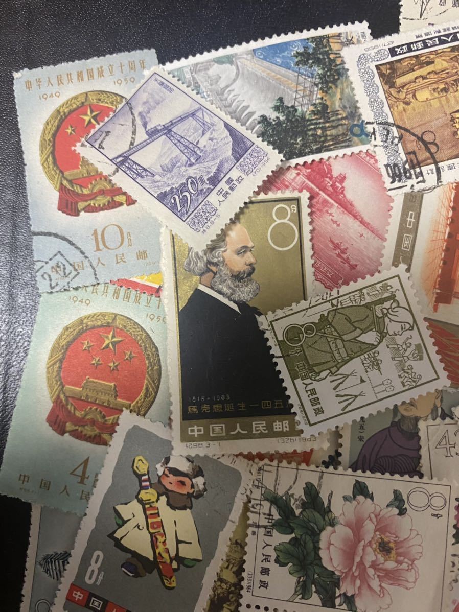 中国切手 いろいろ 使用済み 300枚以上(アジア)｜売買された