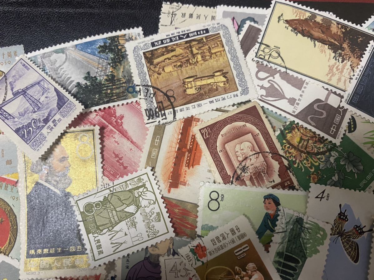 中国切手 いろいろ 使用済み 300枚以上(アジア)｜売買された
