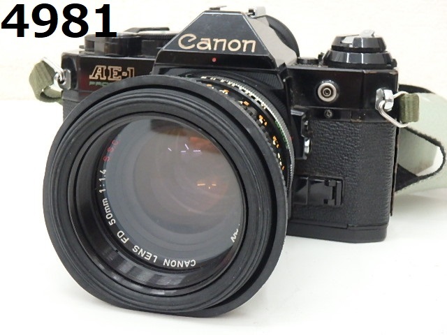 FK-4981 キャノン CANON AE-1 FD50㎜ 1：1.4 S.S.C Canon AE-1 50mm in