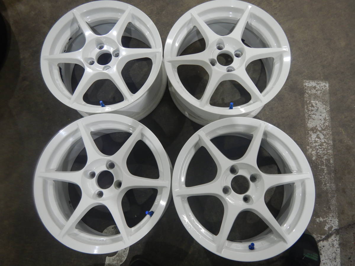 P1レーシング16インチ　2本 3629F】【ほぼキズなし極上品】P1 レーシング 16インチ 7J +45 4H-100 4