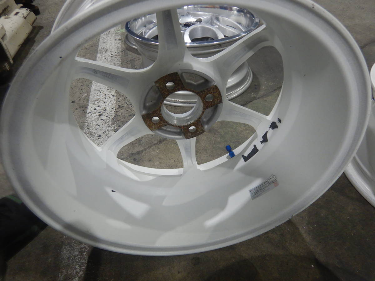 3629F】【ほぼキズなし極上品】P1 レーシング 16インチ 7J +45 4H-100 4