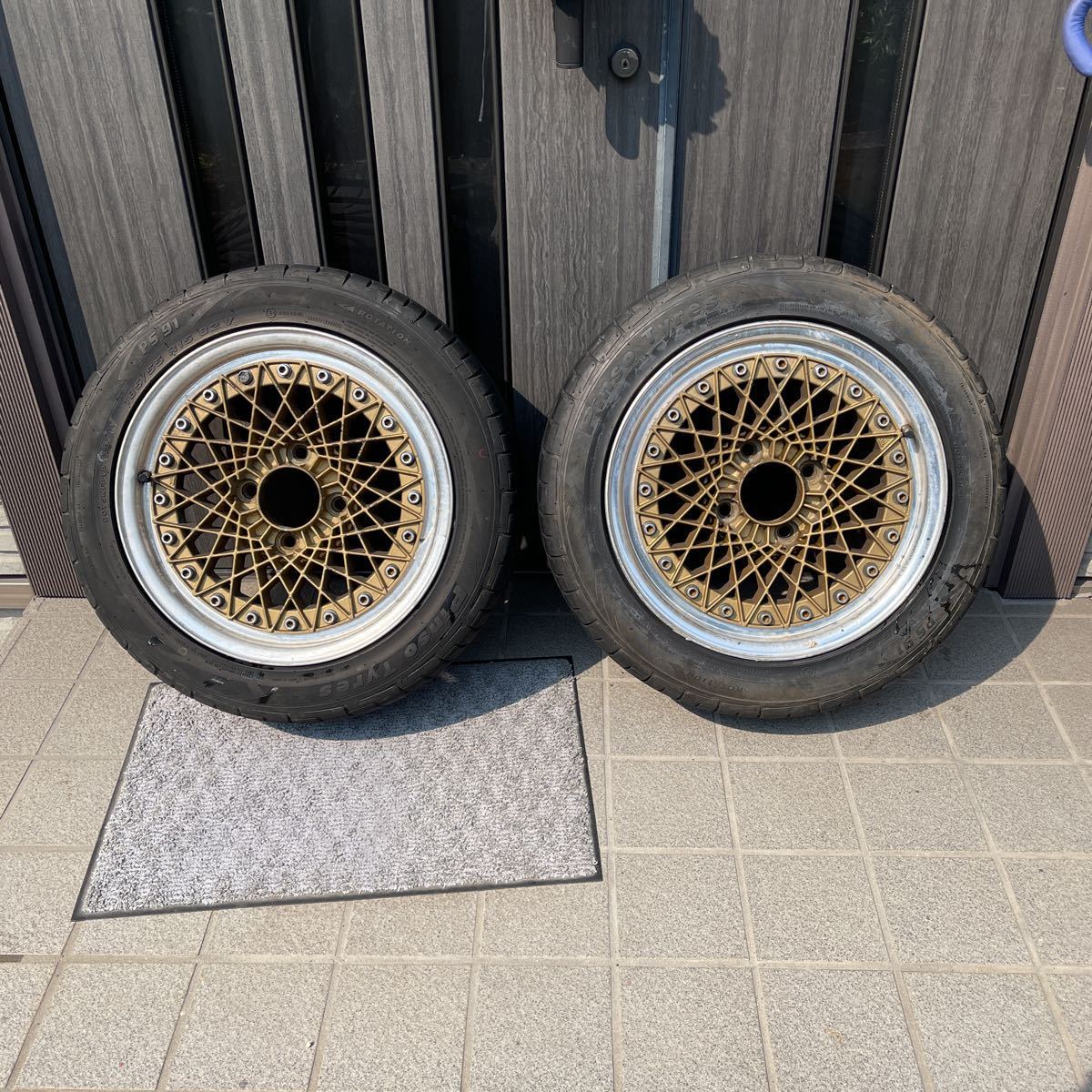 早い者勝ち】サザンウェイ SW グリッドⅡ 15インチホイール 4穴 2本  