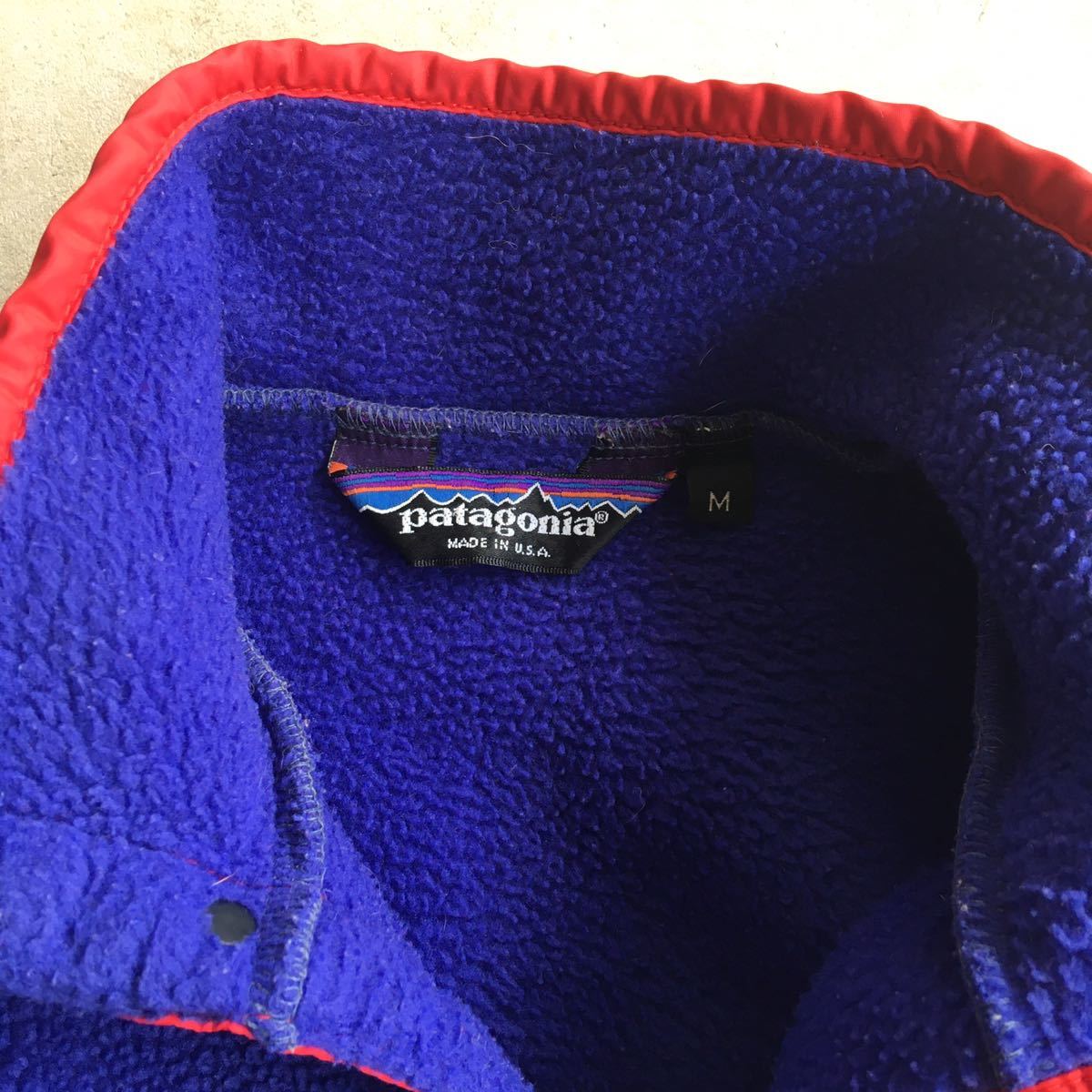 パタゴニア フリース スナップT Patagonia USA製 最初期 シンチラ 