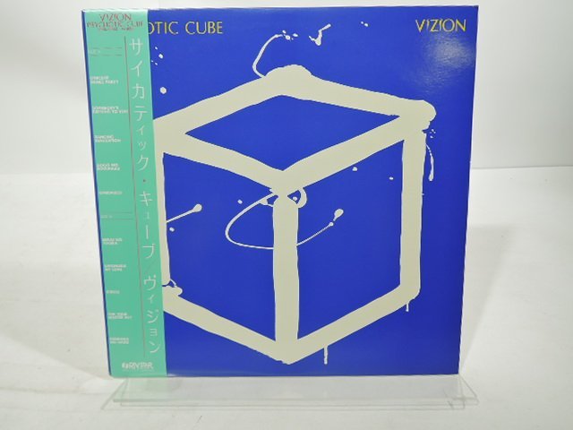 見本盤/帯付】Vizion(ヴィジョン 崎谷健次郎)「Psychotic Cube」LP（12