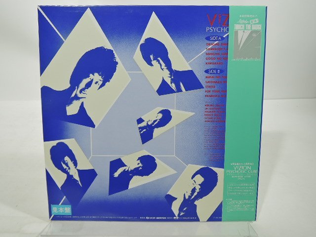 見本盤/帯付】Vizion(ヴィジョン 崎谷健次郎)「Psychotic Cube」LP（12