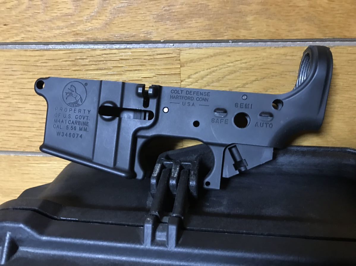 東京マルイMWS　ガスガン　純正ロアレシーバー 東京マルイ M4 MWS GBB 純正ロアレシーバー リタップ済み 塗装・再刻印