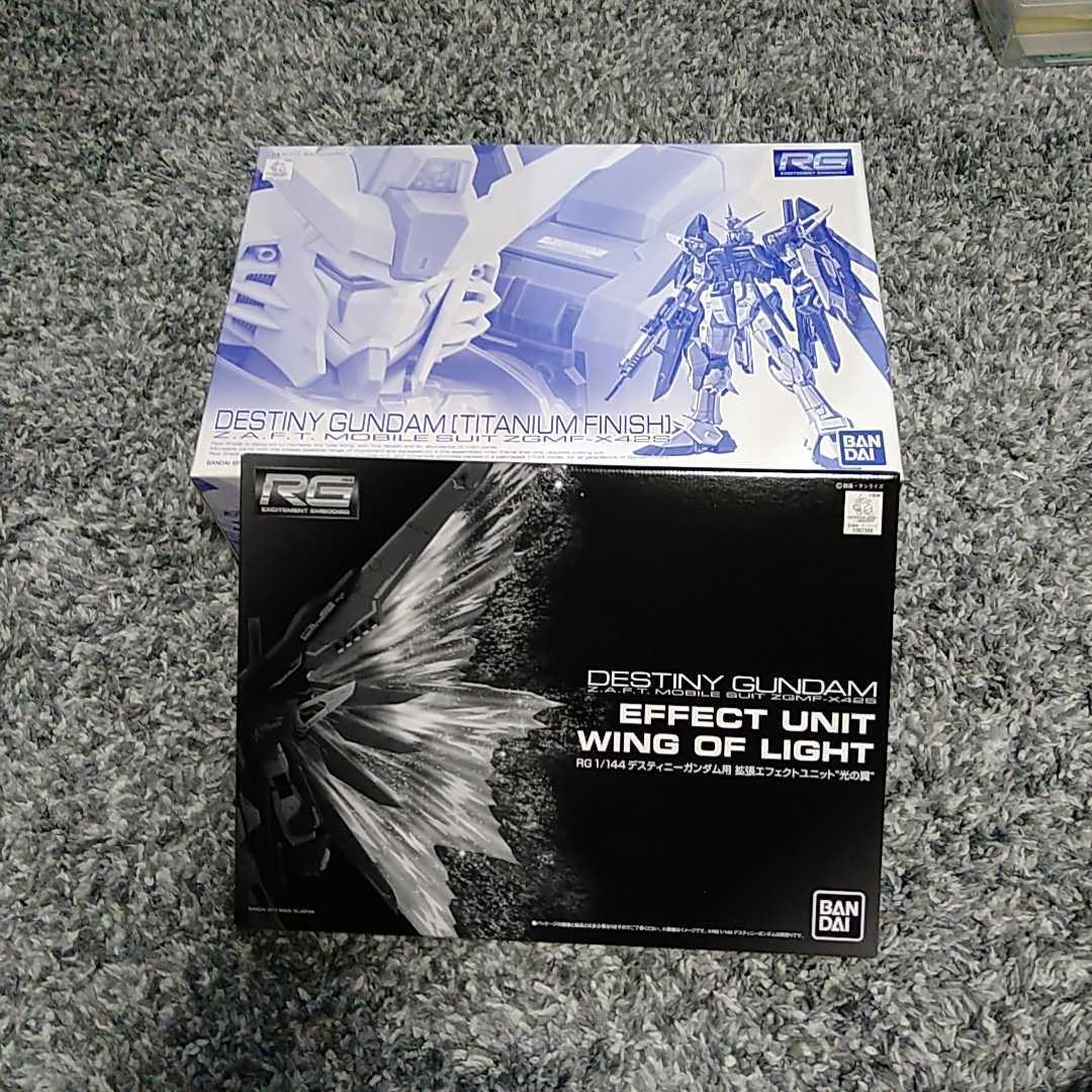 未組立品 RG デスティニーガンダム ［チタニウムフィニッシュ］ 拡張