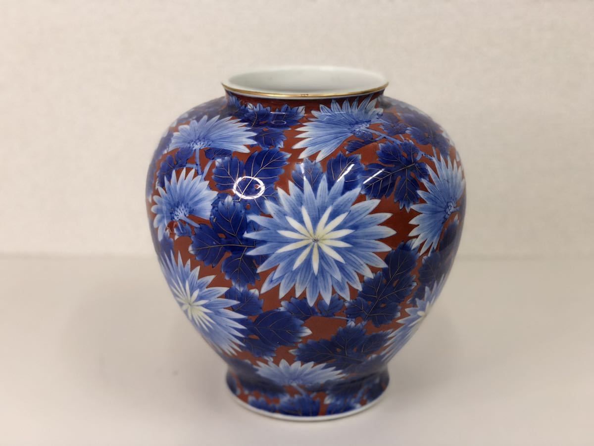 オールド香蘭社 花瓶 花器 置物　zl4