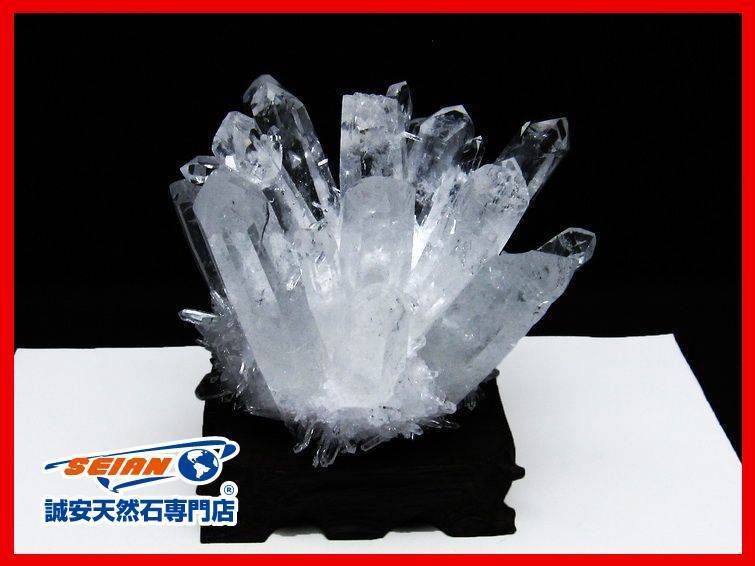 ポイント 水晶 AAA級☆天然レインボー水晶六角柱七星陣B87B7⁄246B07D