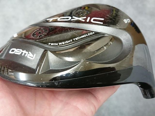未使用品REVEトキシックR460ドライバーヘッド単体 Reve TOXIC R460 9D レーヴ トキシック R 460 9° ドライバー ヘッド
