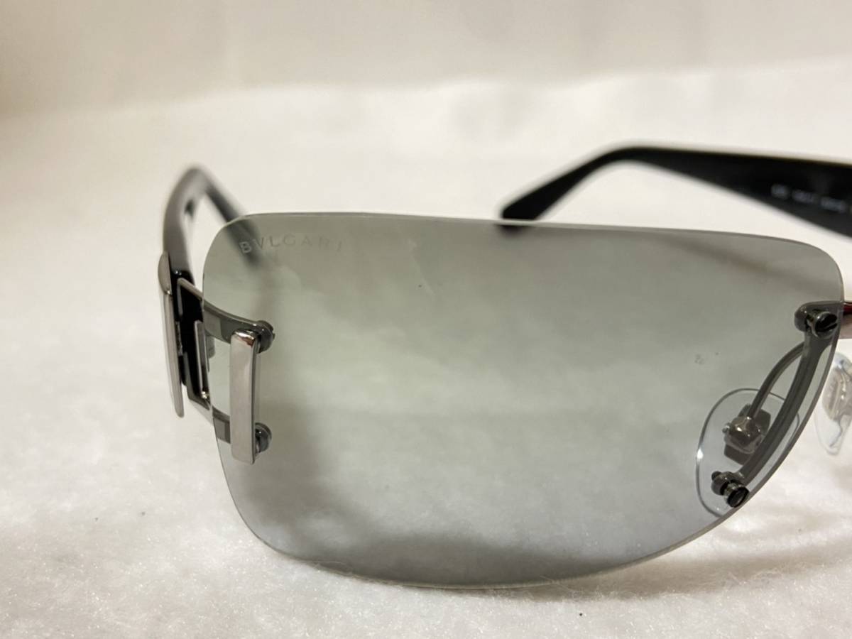 AS 12237】BVLGARI ブルガリ サングラス ブラック 625 104/11 62□15 