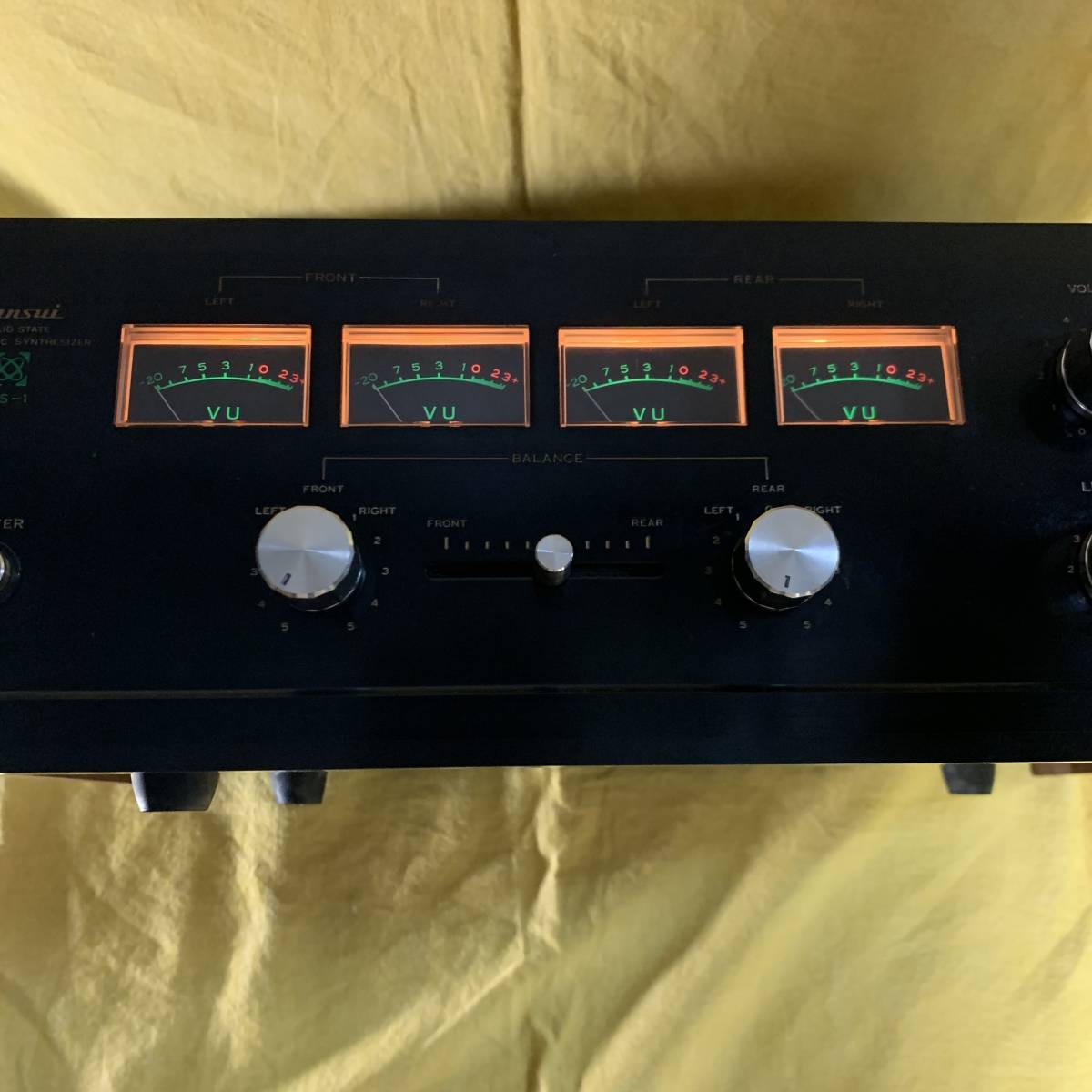 新作入荷 SANSUI サンスイ 山水 4チャンネル・シンセサイザー QS－1