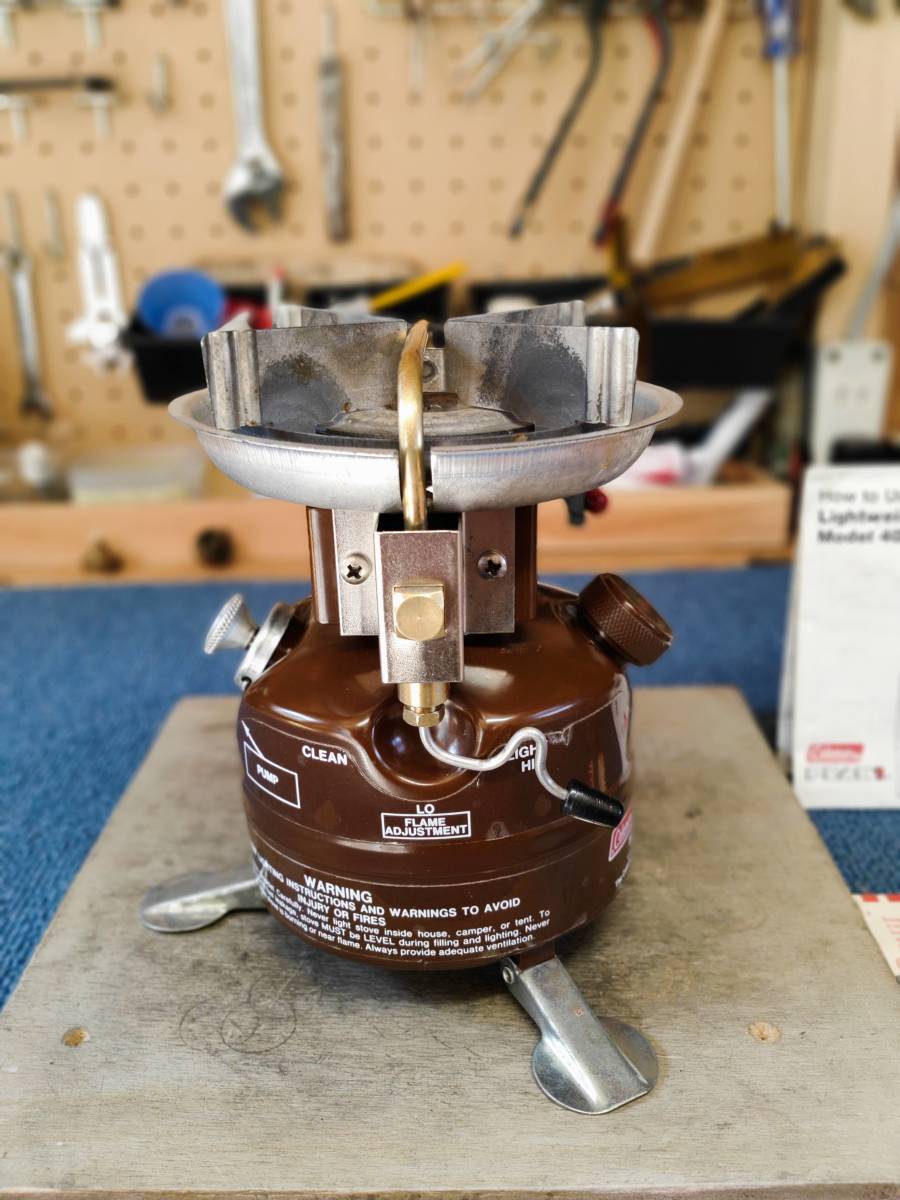 Coleman peak1 83年4月製 400 コールマン ピーク1 400 中期ラベル
