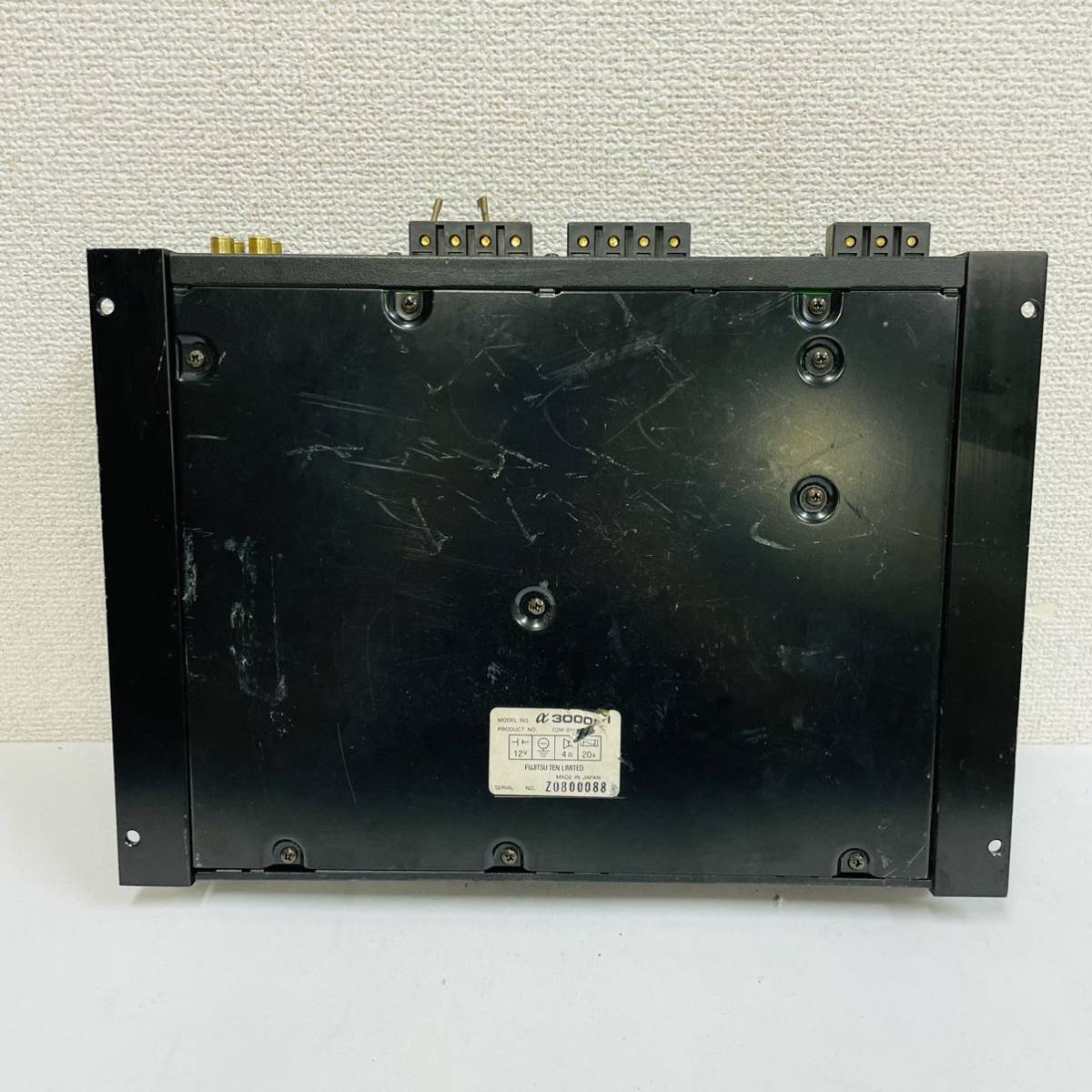 FUJITSU TEN 4チャンネル パワーアンプ α3000M NN4796 TEN FUJITSU