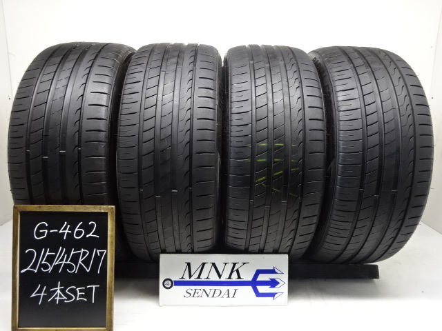 【セール，お買い得】 G-462 /代引きOK ランクE/D 格安 215/45ZR17 MINERVA RADIAL F205 2019年 7 7.5分山 4本SET 215/45R17(中古品)｜売買されたオークション情報、yahooの商品情報をアーカイブ公開 - オークファン 17インチ