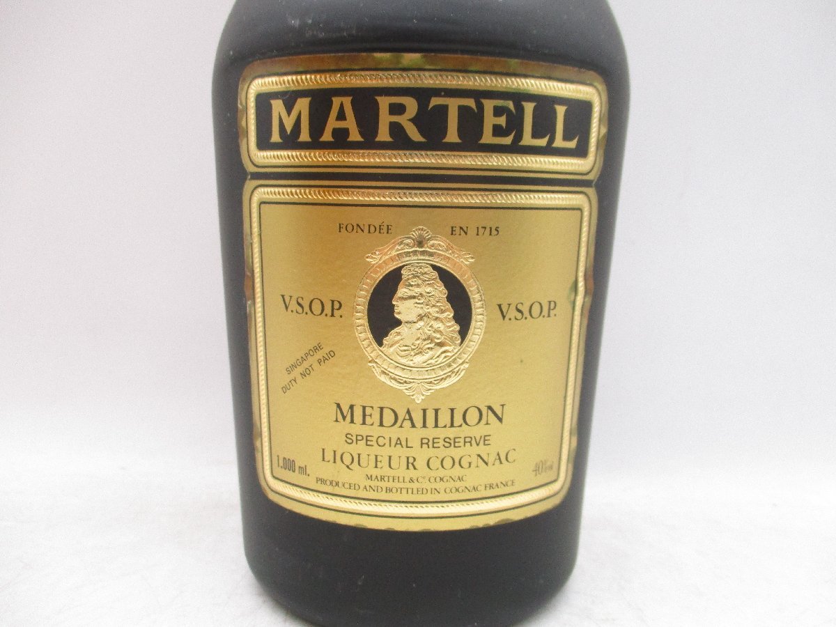 MARTELL VSOP MEDAILLON マーテル VSOP メダイヨン 1000ml コニャック