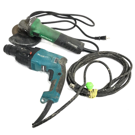 makita HR1830F ハンマドリル 日立工機 G13YE2 ディスクグラインダ 電動工具 2点セット 動作確認済み