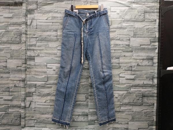 sacai/サカイ/20-02365M/カットオフデニム/ジーンズ/デニムパンツ/ブルー/メンズ/サイズ0/Mサイズ相当