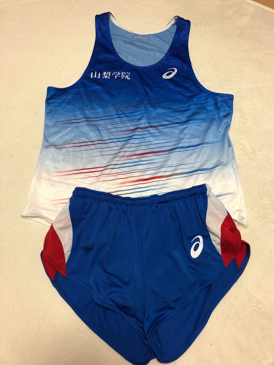 アシックス山梨学院陸上部ユニフォーム上下駅伝MCライン 山梨学院大学