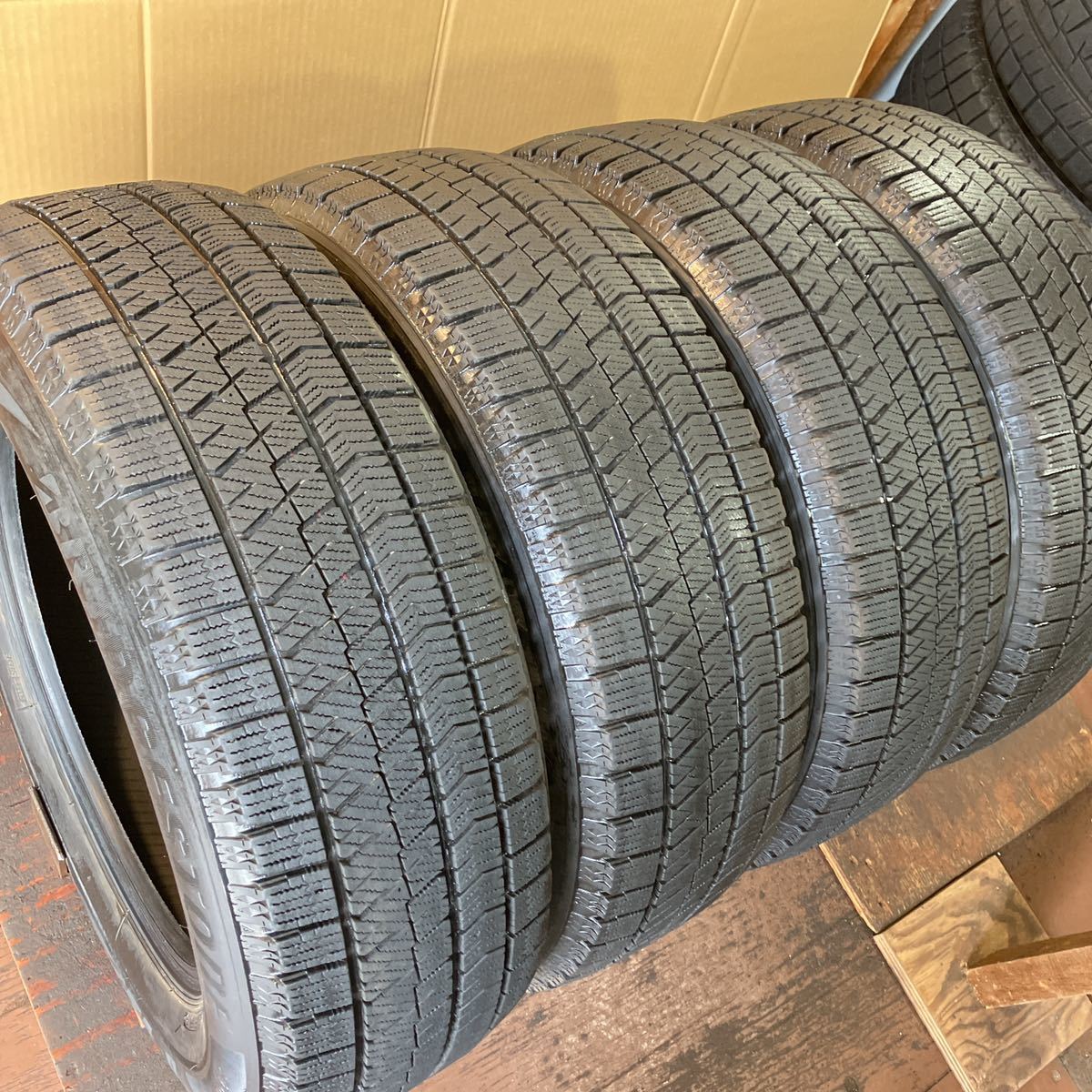 スタッドレス 195/65R15 4本／BS VRX2 6〜7分上 北海道本州送料込