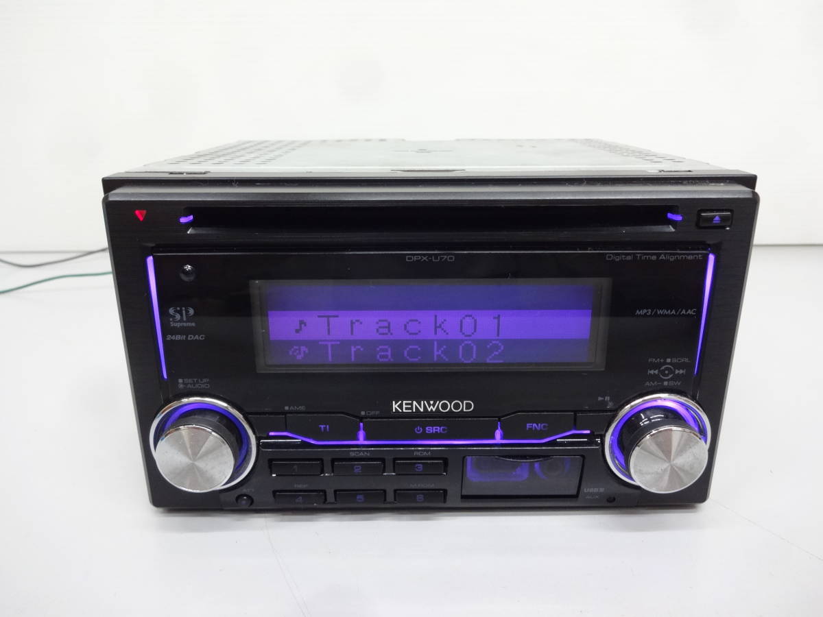 CD ケンウッド KENWOOD Kenwood 1DIN デッキ Player 完動品ケンウッド 