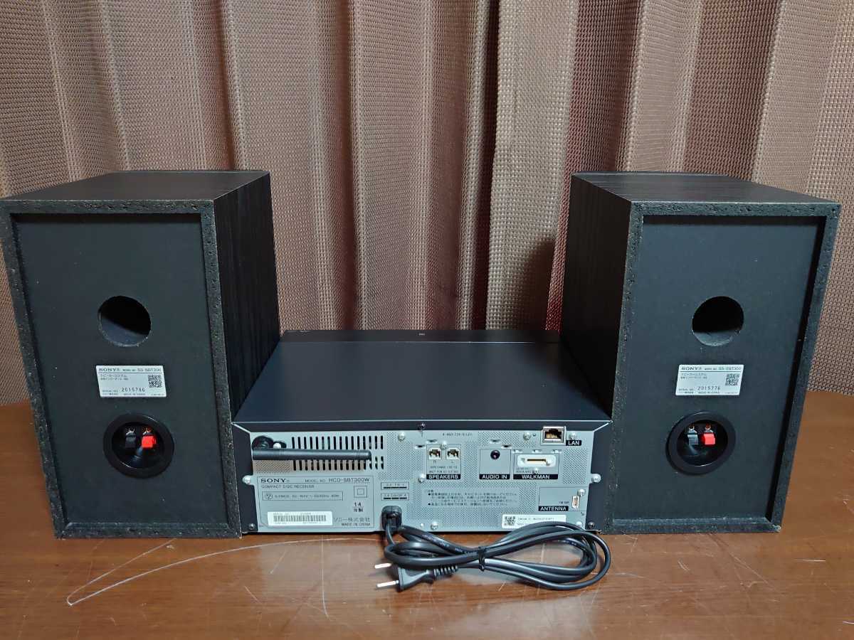 CMT-SBT300W SONY CDコンポ システム □ 美品 SONY ソニー Blutooth.CD