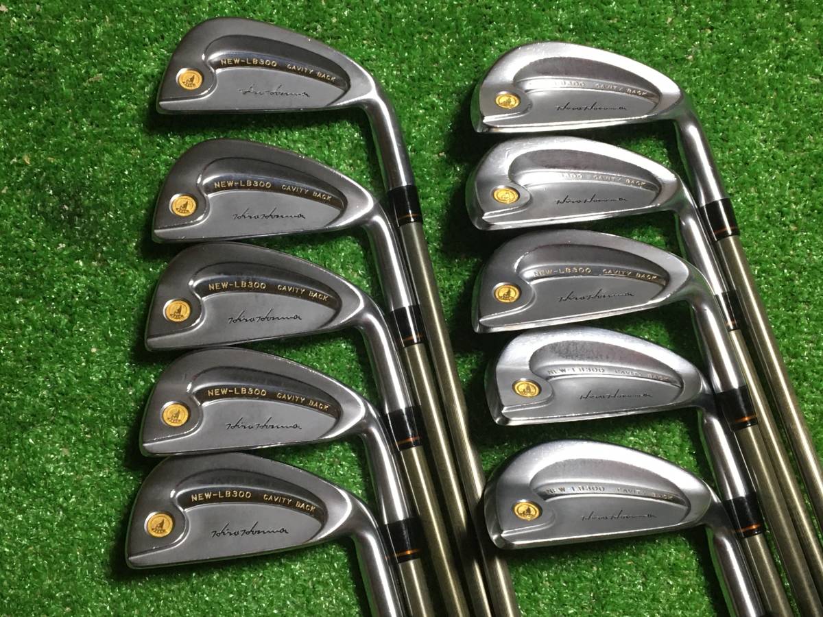 中古アイアンセット ホンマ NEW-LB300 金モグラGP #3～#10,#11,SW 10本 