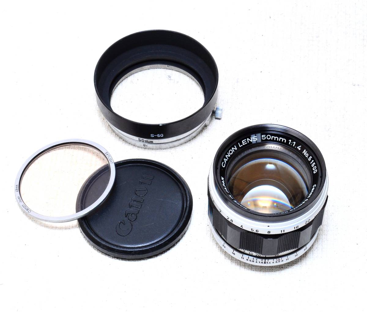 CANON L50㎜F1.4 大口径標準レンズ　完動品