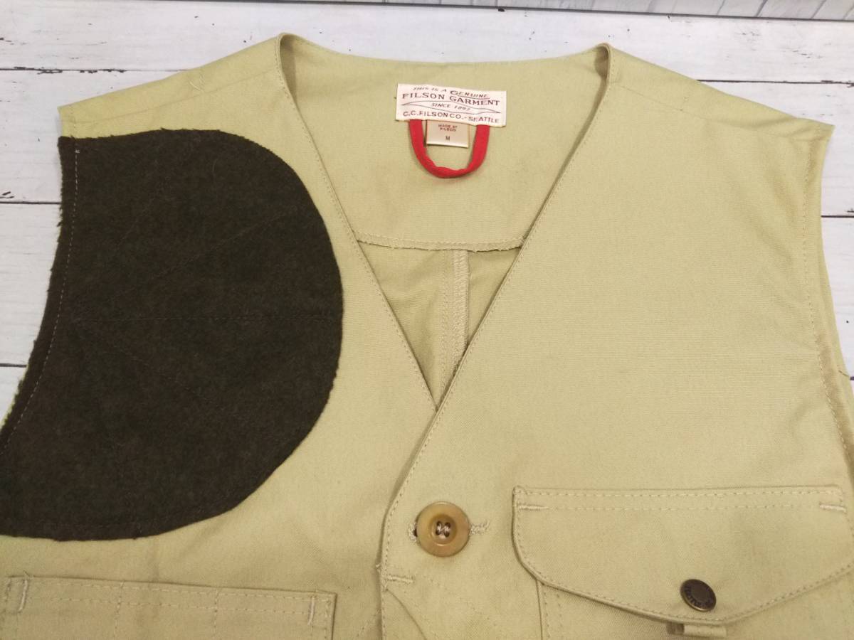 C.C. Filson ベージュ コットン ベスト C.C. Filson ベージュ コットン ベスト C.C. Filson ベージュ