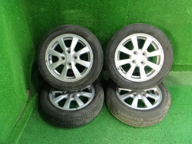 155⁄65R14 ダイハツ 純正 ホイールタイヤセット 4本 グッドイヤー 