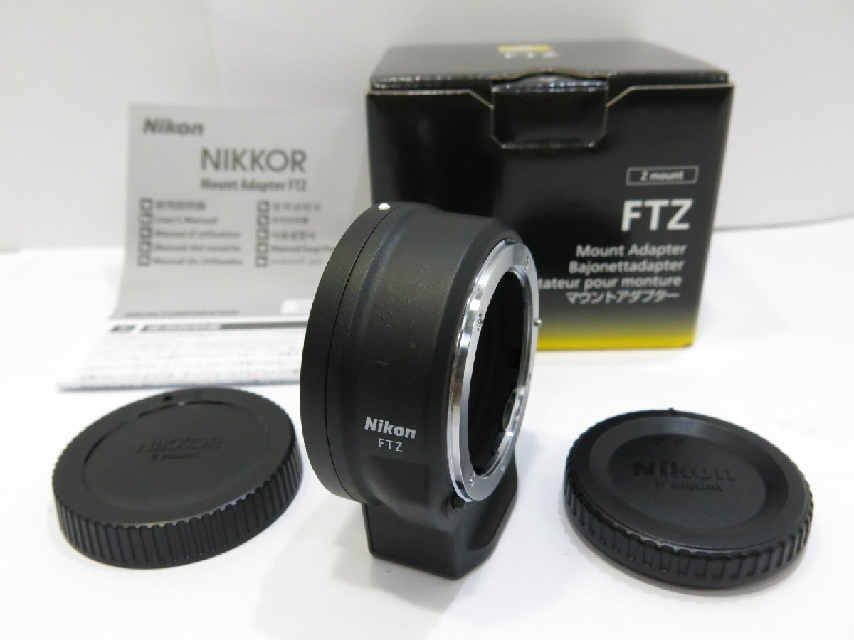 美品 】Nikon FTZ マウントアダプター 説明書 元箱付き [管GF551] | MV