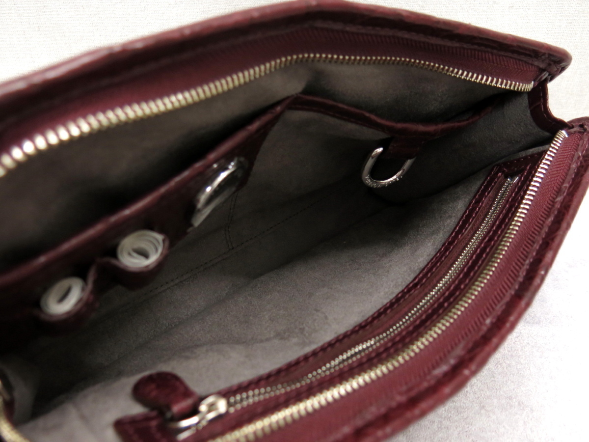 ○未使用○PELLE MORBIDA ペッレ モルビダ○クロコダイル 本 ワニ 革 
