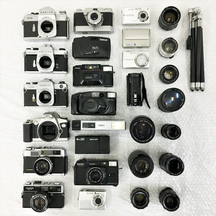 CANON MINOLTA レンズ カメラ ジャンク　まとめ Canon ジャンクおまとめ Kiss カメラ MINOLTA α EOS 303si AJAJ1026