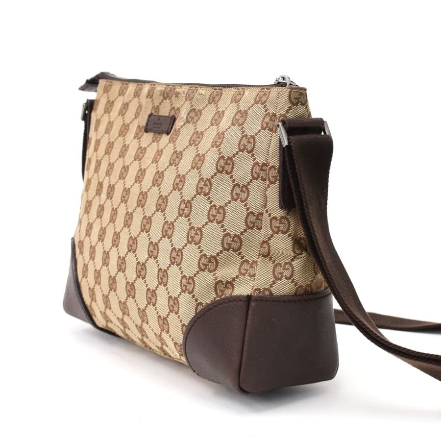 1円 ◇美品 GUCCI グッチ ショルダーバッグ 斜め掛け 114273 GG