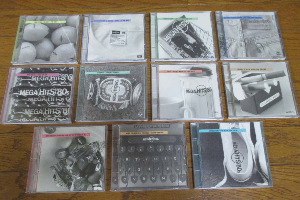 MEGA HITS '80s 全186曲 CD 11枚組 木製棚など当時販売セット全揃