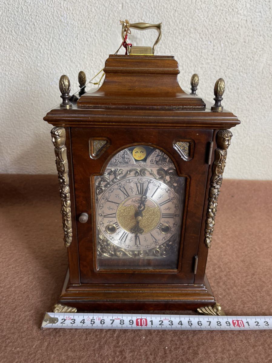 Warmink Wuba ウーバ ワルミンク ムーンフェイズ ゼンマイ式置時計 Wuba 日本 Etsy clock warmink 「ワルミンク」の落札相場・落札価格