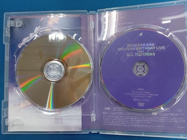 DVD 乃木坂46 9th YEAR BIRTHDAY LIVE DAY1 ALL MEMBERS YEAR BIRTHDAY