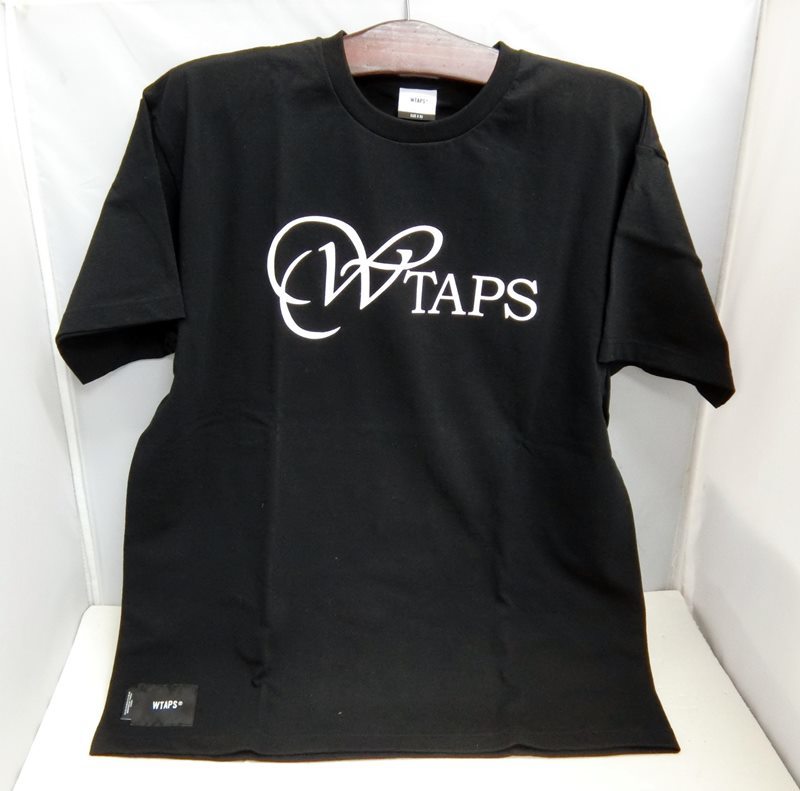 セール，爆買い WTAPS ダブルタップス 半袖 S/S Tシャツ ロゴプリント 221ATDT-STM04S ブラック サイズ:02(半袖Tシャツ)｜売買されたオークション情報、yahooの商品情報をアーカイブ公開 - オークファン トップス