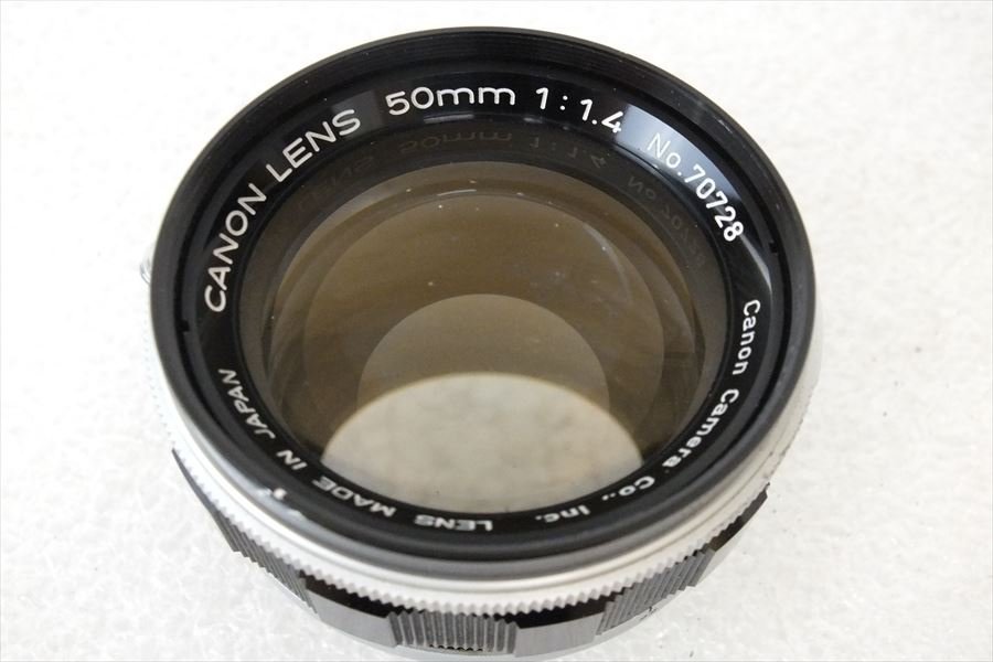 ■ Canon キャノン MODEL7 レンジファインダー 50mm 1:1.4 中古 現状品 220902Y5224 0 キャノン レンジファインダー 1：1.4 水５ M84FB