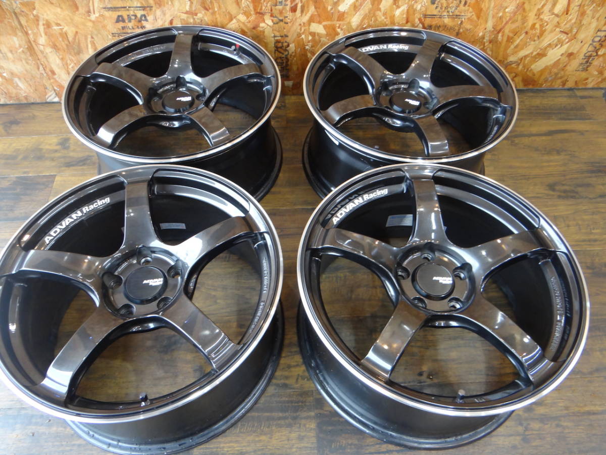 18インチ TC-4 8.5J Racing ADVAN 0 pcd100 ヨコハマ | ADVANracing 